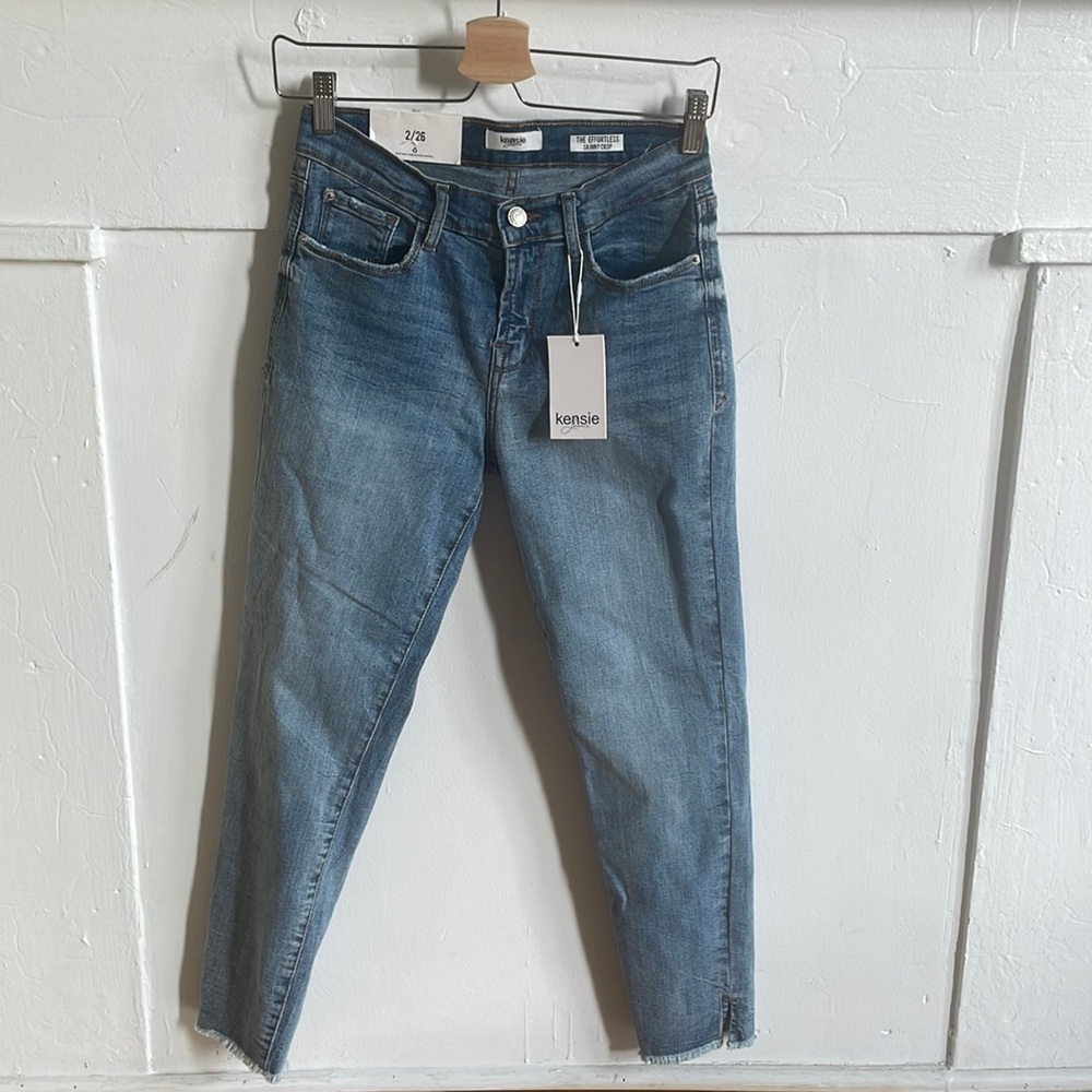 Kensie Women’s The Effortless Skinny Crop Jeans